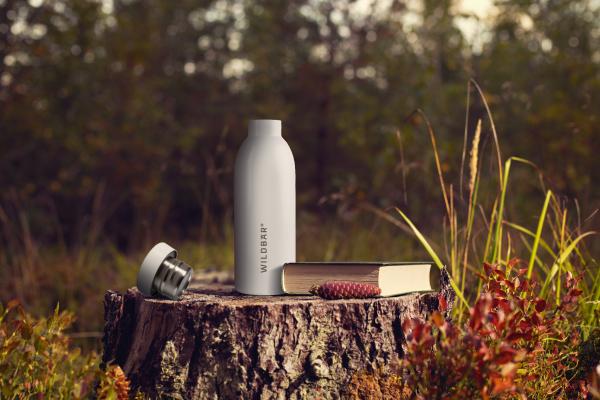Thermos-Flasche weiß 500 ml - Edelstahlflasche, auslaufsicher für Büro, Sport, Wandern oder Schule - BPA und plastikfrei – Bild 4