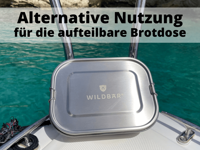 Alternative Nutzung für die aufteilbare Brotdose