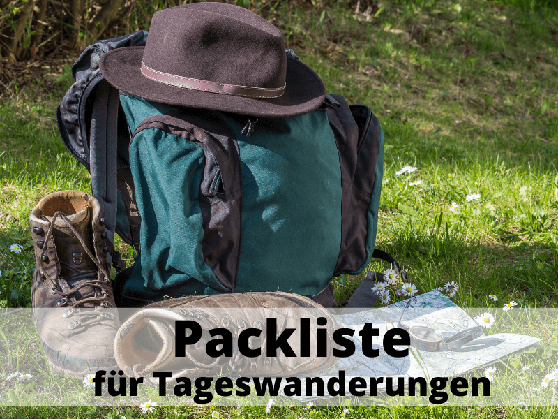 Packliste für Tageswanderungen